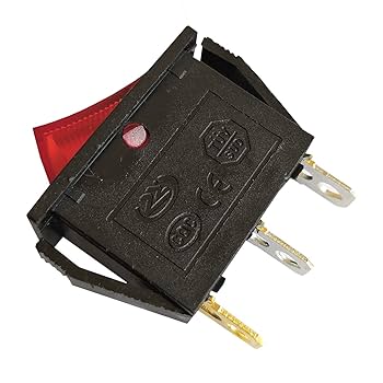Amazon.com: 20A/125V 15A/250V 3 Pins Rocker Push Button